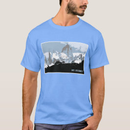 Mount Fitzroy berg, Patagonia, Argentinië T-shirt