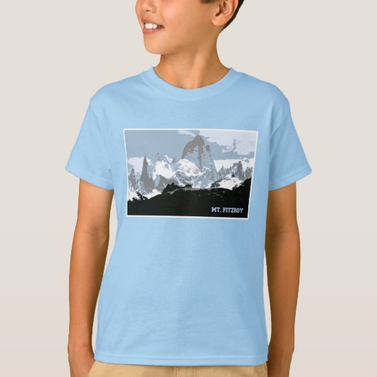 Mount Fitzroy Mountain, Patagonia, Argentinië T-shirt (Voorkant)