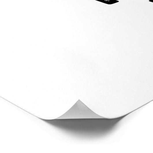 Mount Flu-ji Funny Mountain Pun Poster (Hoek)