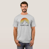 Mount Flume New Hampshire Retro T-shirt (Voorkant volledig)