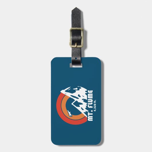 Mount Flume New Hampshire Sun Eagle Bagagelabel (Voorkant verticaal)