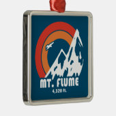 Mount Flume New Hampshire Sun Eagle Metalen Ornament (Rechts)