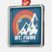Mount Flume New Hampshire Sun Eagle Metalen Ornament (Links)