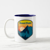 Mount Flume New Hampshire Sunrise Tweekleurige Koffiemok (Links)