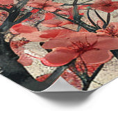 Mount Fuji and Pagoda – Classic Japanese Landscape Poster (Hoek)