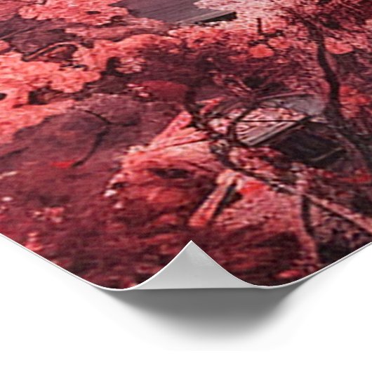 Mount Fuji and Pagoda – Classic Japanese Landscape Poster (Hoek)