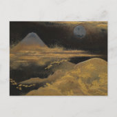 Mount Fuji bij maanlicht: Briefkaart (Voorkant)