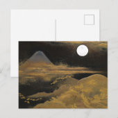 Mount Fuji bij maanlicht - Helder Briefkaart (Voorkant / Achterkant)
