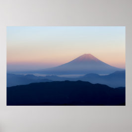 Mount Fuji bij Sunrise HonshüJapan Poster