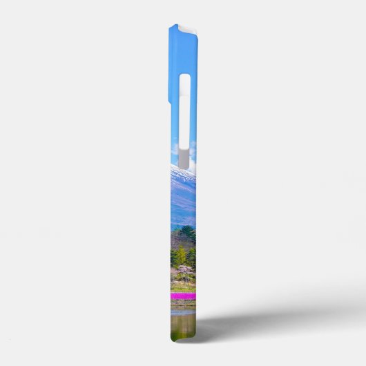 Mount Fuji Bomen en Bloemen Case-Mate iPhone Case (Achterkant / Links)