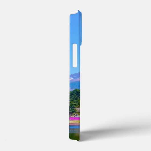 Mount Fuji Bomen en Bloemen Case-Mate iPhone Case (Achterkant / Rechts)
