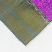 Mount Fuji Bomen en Bloemen Fleece Deken (Hoek)