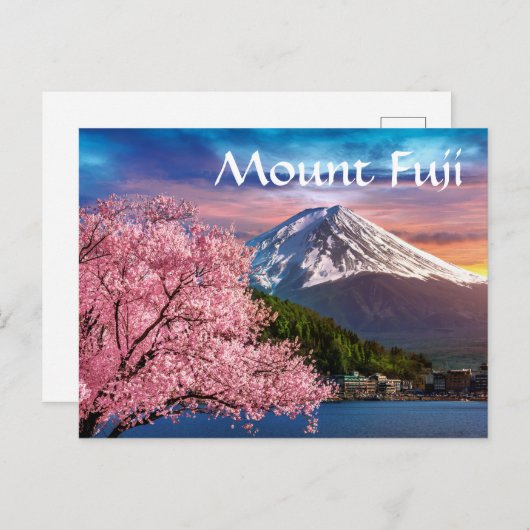 Mount Fuji Briefkaart (Voorkant / Achterkant)