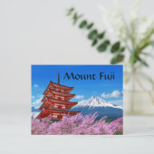 Mount Fuji Briefkaart (Staand voorkant)