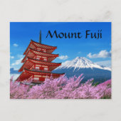 Mount Fuji Briefkaart (Voorkant)