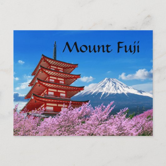 Mount Fuji Briefkaart (Voorkant)