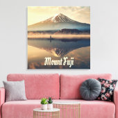 Mount Fuji Canvas Afdruk (Insitu (Woonkamer))