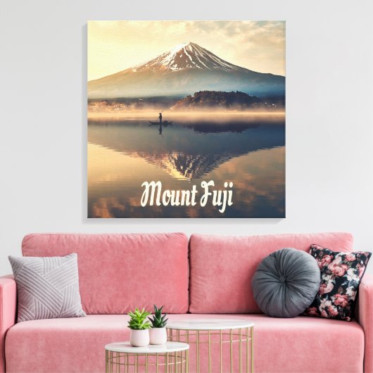 Mount Fuji Canvas Afdruk (Insitu (Woonkamer))