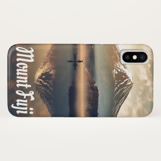Mount Fuji Case-Mate iPhone Case (Achterkant (horizontaal))