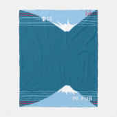 Mount Fuji Design Nippon1  Fleece Deken (Voorkant)