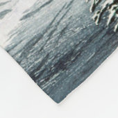 Mount Fuji en een Snowman Fleece Deken (Hoek)