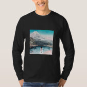 Mount Fuji en een Snowman T-shirt (Voorkant)