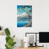 Mount Fuji from Lake Yamanaka  Poster (Thuiskantoor)