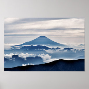 Mount Fuji Heilige Berg Japan Foto Poster