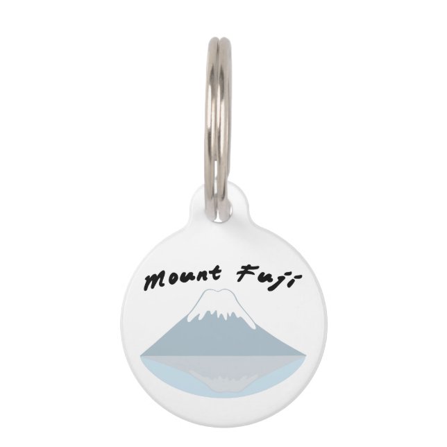 Mount Fuji Huisdierpenning (Voorkant)