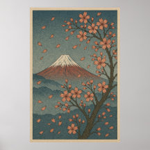 Mount Fuji in de lente: serene kersenbloesem