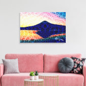 Mount Fuji IV beroemd gemaakt door Rofey Canvas Afdruk (Insitu (Woonkamer))