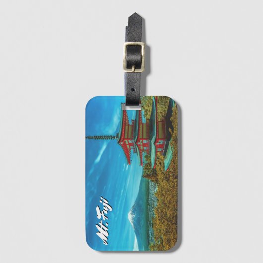 Mount Fuji, Japan Bagagelabel (Voorkant (verticaal))