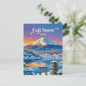 Mount Fuji Japan Briefkaart (Staand voorkant)