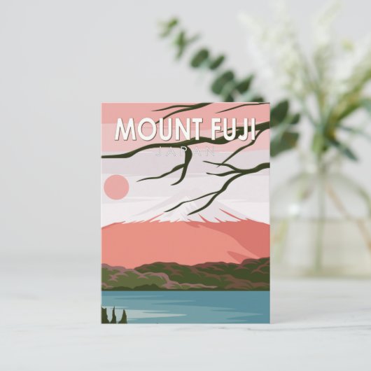 Mount Fuji Japan  Briefkaart (Staand voorkant)