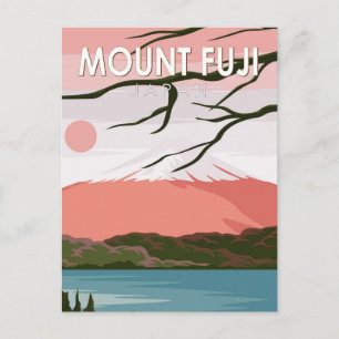Mount Fuji Japan  Briefkaart