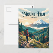 Mount Fuji Japan Briefkaart (Voorkant / Achterkant)