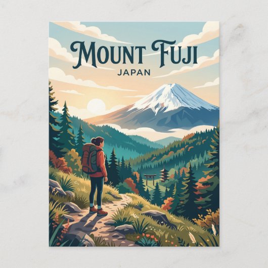 Mount Fuji Japan Briefkaart (Voorkant)