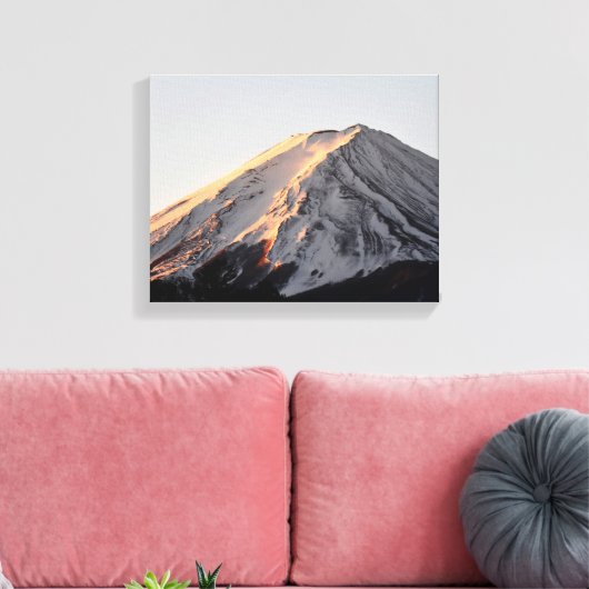 MOUNT FUJI JAPAN CANVAS AFDRUK (Insitu (Woonkamer))