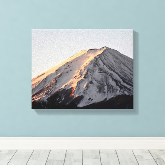 MOUNT FUJI JAPAN CANVAS AFDRUK (Insitu (Houten vloer))