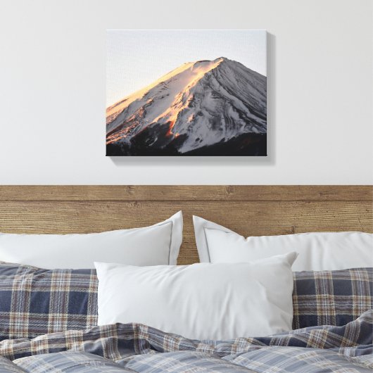 MOUNT FUJI JAPAN CANVAS AFDRUK (Insitu (Slaapkamer))