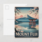 Mount Fuji Japan Feestdagenkaart (Voorkant / Achterkant)