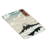 Mount Fuji Japan kunstblok. Magneet (Rechterzijde)