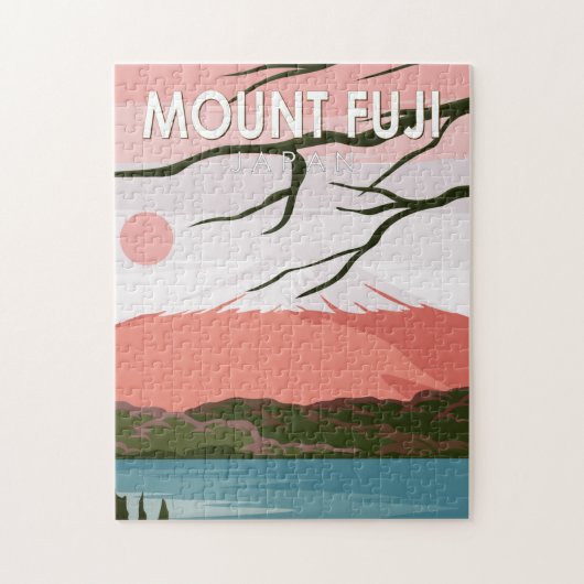 Mount Fuji Japan  Legpuzzel (Verticaal)