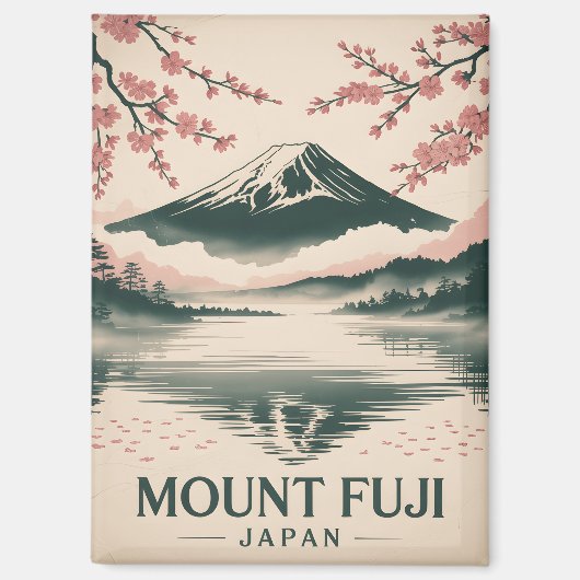 Mount Fuji Japan Magneet (Voorkant)