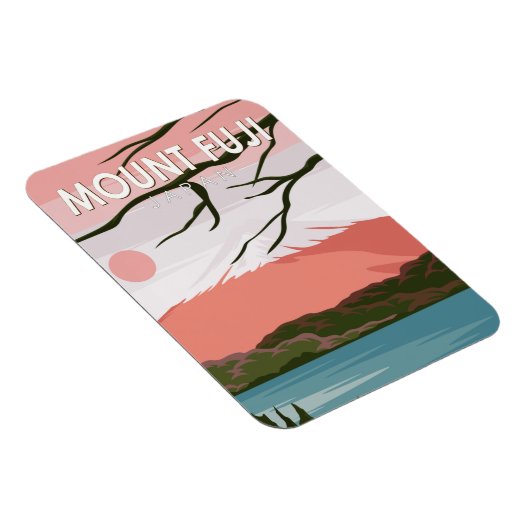 Mount Fuji Japan  Magneet (Rechterzijde)