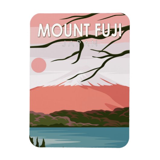 Mount Fuji Japan  Magneet (Verticaal)