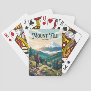 Mount Fuji Japan Pokerkaarten