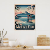 Mount Fuji Japan Poster (Keuken)