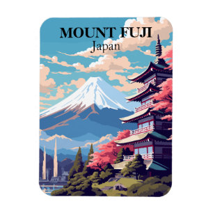Mount Fuji Japan reis souvenir magneet
