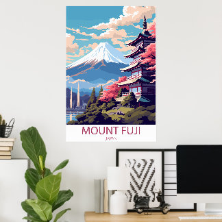 Mount Fuji, Japan Reisposter voor aan de muur Poster